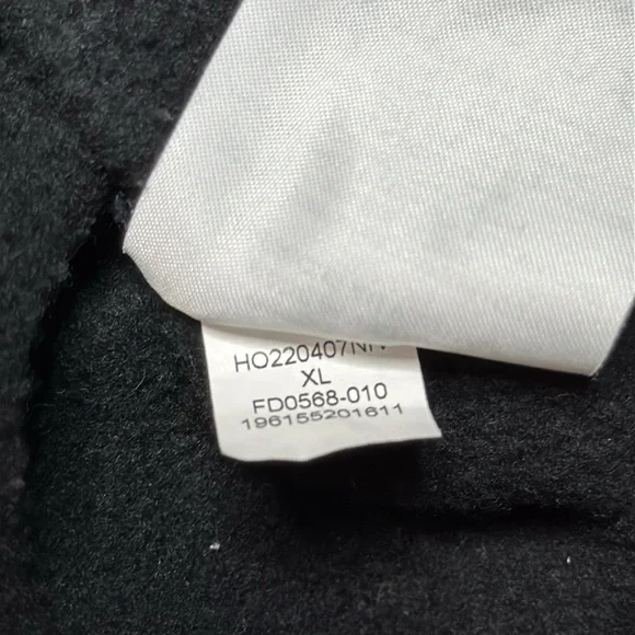 NIKE AIR JORDAN 1 CHICAGO 1985 LOST AND FOUND BLACK MENS HOODIE SWEATSHIRT - Picture 13 of 14